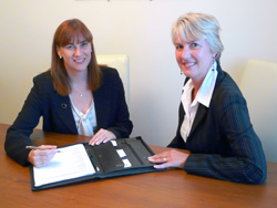 Suzanne Bolwell-Davies and Samantha Mottis