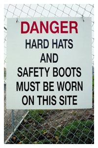Danger notice